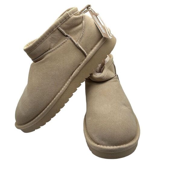 CUSHIONAIRE Women's pull on boot 8 WIDE SAND - Picture 7 of 7